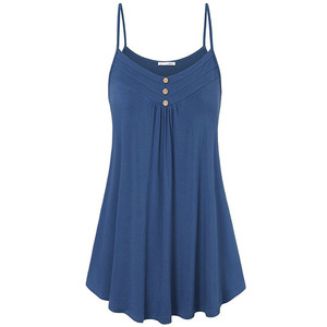 Bestseller Damenkleidung Sommer Locker Sitzende Sexy V-Ausschnitt Camisole Übergröße - Product Image 5