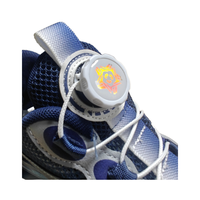 Lacets de chaussures de sport décontractés Polyester élastique plat à la mode avec lacet sans boucle imprimé rond
