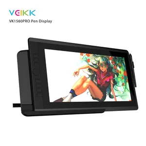 VEIKK VK1560 Pro 15.6 Inch Pen Display Graphics Drawing Monitor IPS HD Screen mit 2 Battery Free Passive Pen