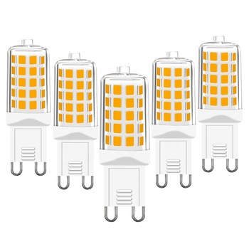 CE RoHS Flicker Free Small Corn Lamp CRI 80 120V 220V 2700K Soft Warm White G9 Led Light Bulb Dimmable