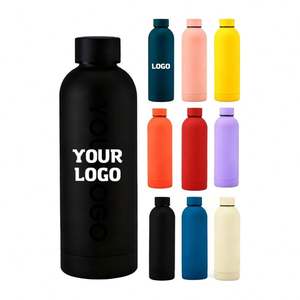 Bouteille isotherme à double paroi personnalisée avec logo, 500 ml, gobelet isotherme personnalisé, bouteilles d'eau en acier inoxydable, bouteille d'eau - Product Image 1