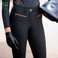 Pantalon d'équitation ajusté sur mesure pour femme, pantalon de performance équestre pour l'extérieur, Jodhpur