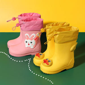 Bottes <span class=keywords><strong>de</strong></span> <span class=keywords><strong>pluie</strong></span> imperméables antidérapantes pour enfants, bottes <span class=keywords><strong>de</strong></span> <span class=keywords><strong>pluie</strong></span> en PVC souple et durable avec semelle intérieure pour garçons et filles, équipement <span class=keywords><strong>de</strong></span> <span class=keywords><strong>pluie</strong></span> pour jeux en plein air - Product Image 6