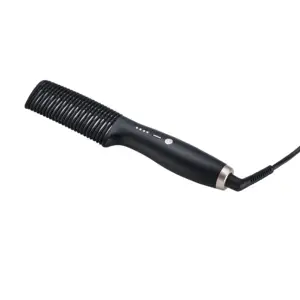 Spazzola per capelli lisciante elettrica portatile per la cura dei capelli personale pettine per capelli lisci veloci pettine per salone