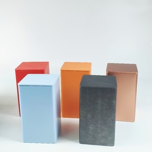 Lata de Metal Cuadrada Personalizada OEM para Frutos Secos y Alimentos, RTS 85*85*H90, Hermética, Material de Hojalata Vacía, SD204, Origen Jiangxi - Product Image 1