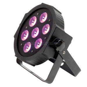 RGBW Quad màu <span class=keywords><strong>7x10w</strong></span> <span class=keywords><strong>LED</strong></span> phẳng <span class=keywords><strong>Par</strong></span> có thể ánh sáng sân khấu - Product Image 2