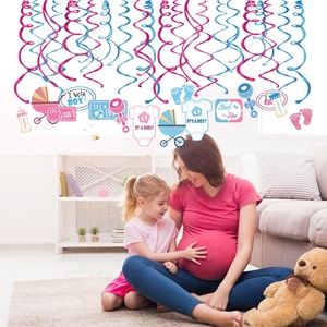 Accessoires de photomaton pour révélation de sexe Huancai avec bâtonnets, kit d'accessoires pour selfies pour fête de naissance, fête de bébé, fournitures pour fête - Product Image 5