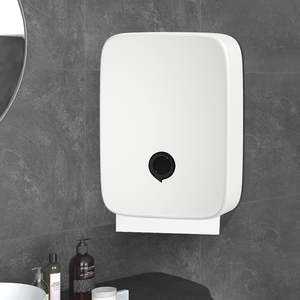 Distributeur manuel de serviettes pliables 2026 en plastique ABS, multi-serviettes pour hôtel ou usage domestique, sans perçage requis - Product Image 1