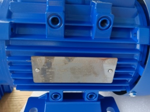 Motor de inducción eléctrico trifásico de bajo voltaje con engranaje de tornillo sin fin para RV, modelo YE2-90S-4, 1.1kW 1.5HP 1460rpm, alternador asíncrono trifásico de CA - Product Image 4