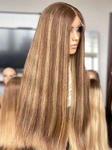 SHY Hair 2025 de alta calidad HD Lace Top Kosher PELUCAS CABELLO europeo Natural nudos individuales 5,0 pelucas Judías - Product Image 2