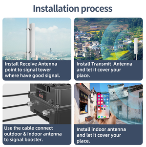 Lintratek 2G 3G 4G 5G 900 1800 2100 Mhz 5W 90dB Điện Thoại Mới Di Động Tín Hiệu Repeater Booster Khuếch Đại Khu Vực Nông Thôn Bìa 2 ~ 20km - Product Image 6