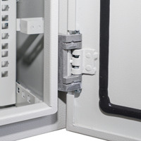 Armoire de serveur extérieure IP65 12U étanche en acier SPCC laminé à froid, armoire de télécommunication CCTV 4U 9U 12U IP67, armoire de réseau extérieure