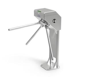 Porte verticale de barrière de contrôle d'accès de porte de tourniquet de trépied de mécanisme simple pour l'entrée