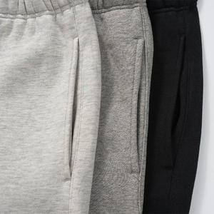 Uncuffed <b>Sweatpants</b> Flocking Light Oatmeal Dark Oatmeal Stretch <b>Oversized</b> <b>Sweatpants</b> - Product Image 3