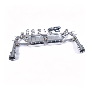 Sistema de escape Cat-Back con válvulas GFC para <span class=keywords><strong>Mazda3</strong></span> Turbo 2.5T AWD <span class=keywords><strong>2023</strong></span>, con silenciadores dobles, válvulas dobles, salida única de doble lado - Product Image 4