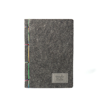 Carnet de notes créatif fait main en feutre, style chinois, avec logo personnalisé, reliure thermique, journal/agenda, vente en gros, nouveauté 2026
