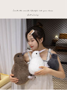 ตุ๊กตานกปากยาวน่ารักแปลกตา ตุ๊กตานกจำลองแปลกใหม่ ตุ๊กตานกขนปุยน่ารักแปลกตา ของขวัญขนาดใหญ่ - Product Image 6