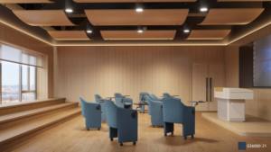 Bloc-notes pliable tablette fauteuil rembourré Design nordique école bibliothèque auto-étude bureau salle de réunion chaises de formation - Product Image 6