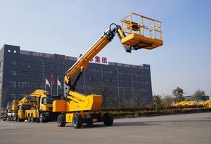 Plataformas de trabajo aéreo autopropulsadas de gran altitud Nuevos camiones diésel para manipulador de elevación de maquinaria de material de construcción - Product Image 5