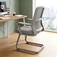 Chaise de bureau ergonomique pour ordinateur, design moderne, soutien lombaire amélioré, matériau plastique robuste et durable, haute qualité