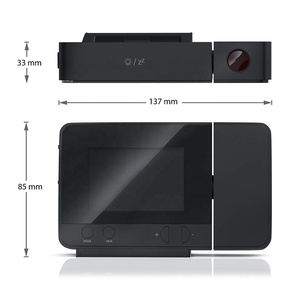 KH-CL115B Trạm Thời Tiết Đa Chức Năng Máy Chiếu Khách Sạn Bảng Kỹ Thuật Số Đồng Hồ Báo Thức Với Cổng Sạc USB Cho Di Động - Product Image 6