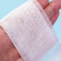Rouleau de gaze médicale 100 % coton personnalisé, doux et absorbant, pansement pour soins des plaies, fournitures chirurgicales stériles pour hôpitaux et cliniques