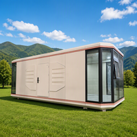 Capsule de camping de luxe, maison préfabriquée, capsule spatiale avec système intelligent