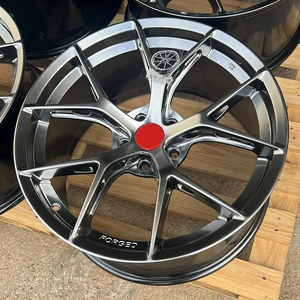 Jantes en alliage forgées concaves grises de 17, 18, 19, 20, 21, 22, <span class=keywords><strong>24</strong></span> <span class=keywords><strong>pouces</strong></span> 5x112/5x114.3/5x120/5x120.65 pour BMW Benz C260L/C200L AUDI A4/A6 - Product Image 1