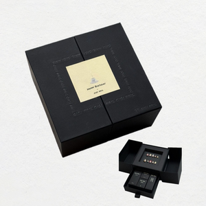 [Chỉ tùy chỉnh] sang trọng handmade tông ngăn kéo hộp màu đen cao cấp móng tay nghệ thuật thiết lập mặc móng tay chăm sóc da thiết kế đôi Cửa Hộp Quà Tặng - Product Image 4