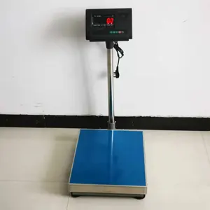 Iron Material Electronic Weighing Balance LCD Display ScreenBench Scale 600kg Digital Platform Weighing Scales