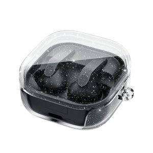 Funda Protectora Transparente con Lentejuelas para Auriculares Inalámbricos <span class=keywords><strong>Samsung</strong></span> Buds 4 Pro, TPU Anti-Caídas para Estuche de Auriculares <span class=keywords><strong>Samsung</strong></span> Buds 4 - Product Image 6