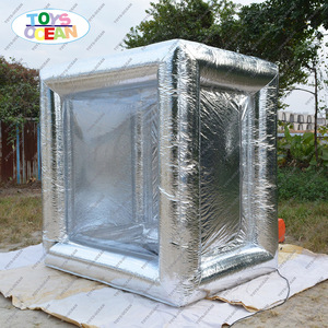 Personnalisable Publicité Extérieure Gonflable Argent ATM Cube Booth PVC Material Factory-Best Bouncy Machine House Cube Booth - Product Image 5