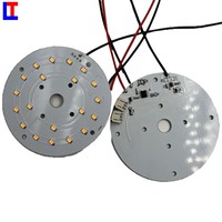 Circuit imprimé pilote 24v led panneau usolar en aluminium lampadaire pcb conception de circuit imprimé de lumière solaire fabriquée