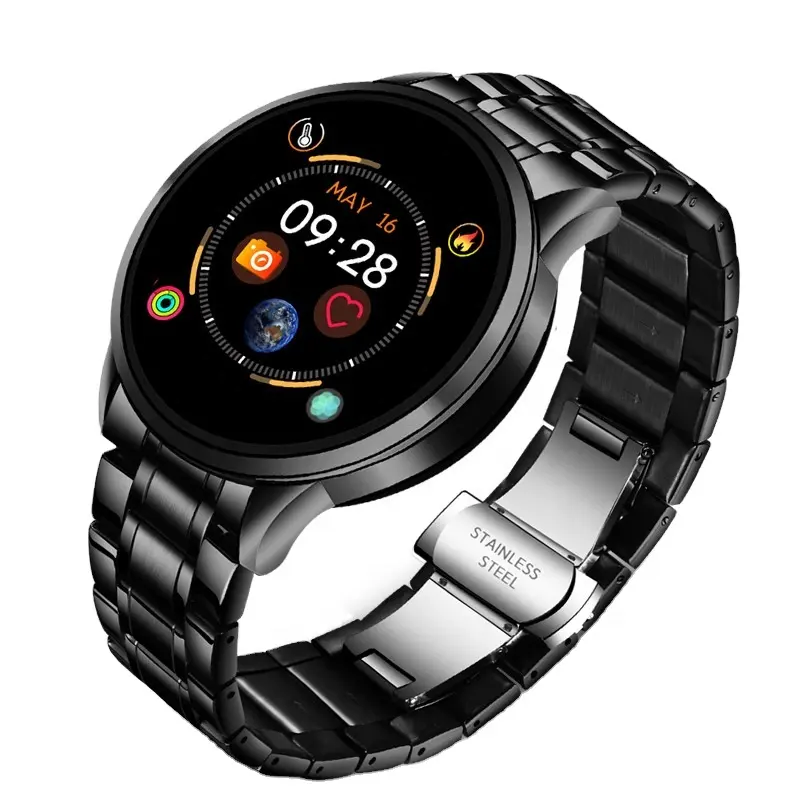 Relógio smartwatch unissex, relógio inteligente, 2022, monitor cardíaco, a prova d' água, monitor de atividades físicas, para android, ios, telefone