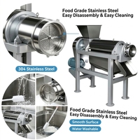 Multifunctionele commerciële sapcentrifuge voor kokosvlees, gember, fruit en groenten