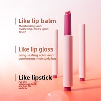 Fabricant de produits de beauté MLM, faible MOQ, stylo à lèvres de type pressé avec un look mat et sophistiqué et une couleur nude à faible saturation