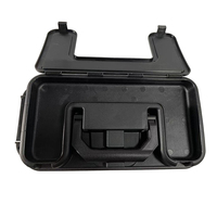 Boîtes de munitions Bafuluo Lot de 2 conteneurs de stockage de munitions verrouillables Boîtier étanche avec couvercle Design en plastique Nouveaux étuis rigides noirs Mallette à outils