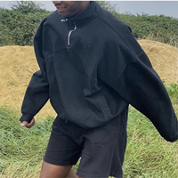 Nouveau Sweat-shirt à Capuche Zippé Homme 2026 OEM Personnalisé avec Logo, Demi-Zip 1/4, Sportswear Urbain Lourd