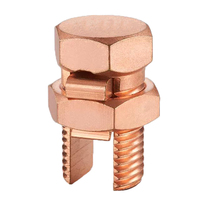 Abrazadera de perno dividido de cobre y latón, conector de aleación de cobre