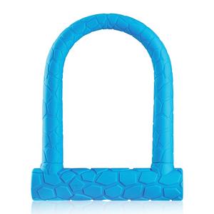 Verrou de vélo en U anti-vol et anti-coupe enveloppé de silicone fourni par le fabricant <span class=keywords><strong>Jinjan</strong></span> 2025, verrou de moto, verrou de vélo - Product Image 2