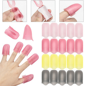 5 clips ajustables de plástico para remover uñas, clips de cristal para remojar, para manicura y suministros de uñas - Product Image 3