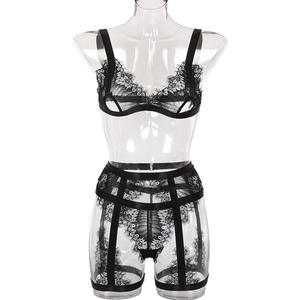 Z0515a Hot Lace Perspectief Sexy Ondergoed Lingerie Set Holle Valentijnsdag Lingerie Dames Sexy Transparant Ondergoed - Product Image 6