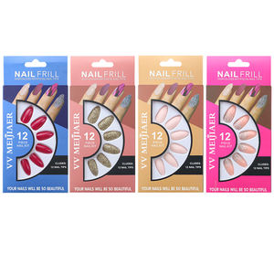 Couverture Complète Ongles Artificiels Pas Cher Nouveau Ovale Stiletto Gel Nail Tip Beauté Conçu Appuyez sur les Ongles en Vrac pour les Femmes - Product Image 1
