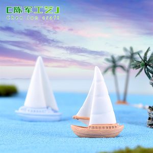 Série Plage Et Océan: Sirènes Mignonnes, Queues De <span class=keywords><strong>Baleine</strong></span>, Voiliers, Yachts, Phares, Dauphins, Ornements En Résine Hicrafts - Product Image 3