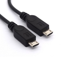 Cable divisor Dual Micro USB Y 3A de carga rápida 2 en 1 USB Conductor de cobre puro PVC conectores chapados en oro para trenza de computadora
