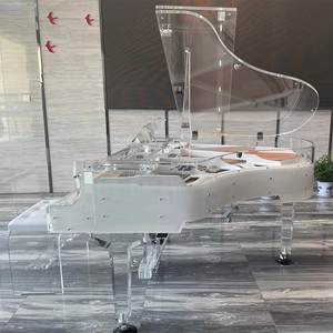 <span class=keywords><strong>Piano</strong></span> de cola mecánico de lujo de 88 teclas de acrílico cristal azul clásico para uso en el hogar/hotel/conciertos - Product Image 4