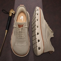 Chaussures décontractées transfrontalières pour hommes, grande taille 48, en cuir, à enfiler, antidérapantes, légères, toutes saisons, style export