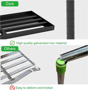 Jh-mech sân vườn lớn cỏ leveler công cụ với điều chỉnh chiều cao xử lý lạnh mạ kẽm đen Cỏ san lấp mặt bằng cào - Product Image 6