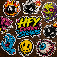 Autocollants personnalisés découpés à la forme, étiquettes adhésives en vinyle imperméables, motifs personnalisés imprimés, autocollants promotionnels décoratifs avec logo