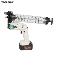 Pistolet à graisse électrique sans fil facile à utiliser, ensemble d'outils manuels combinés multi-composants avec buse – Vente en gros